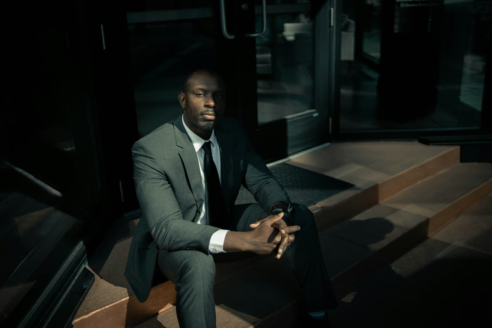 Young man in a suit, ready for an interview